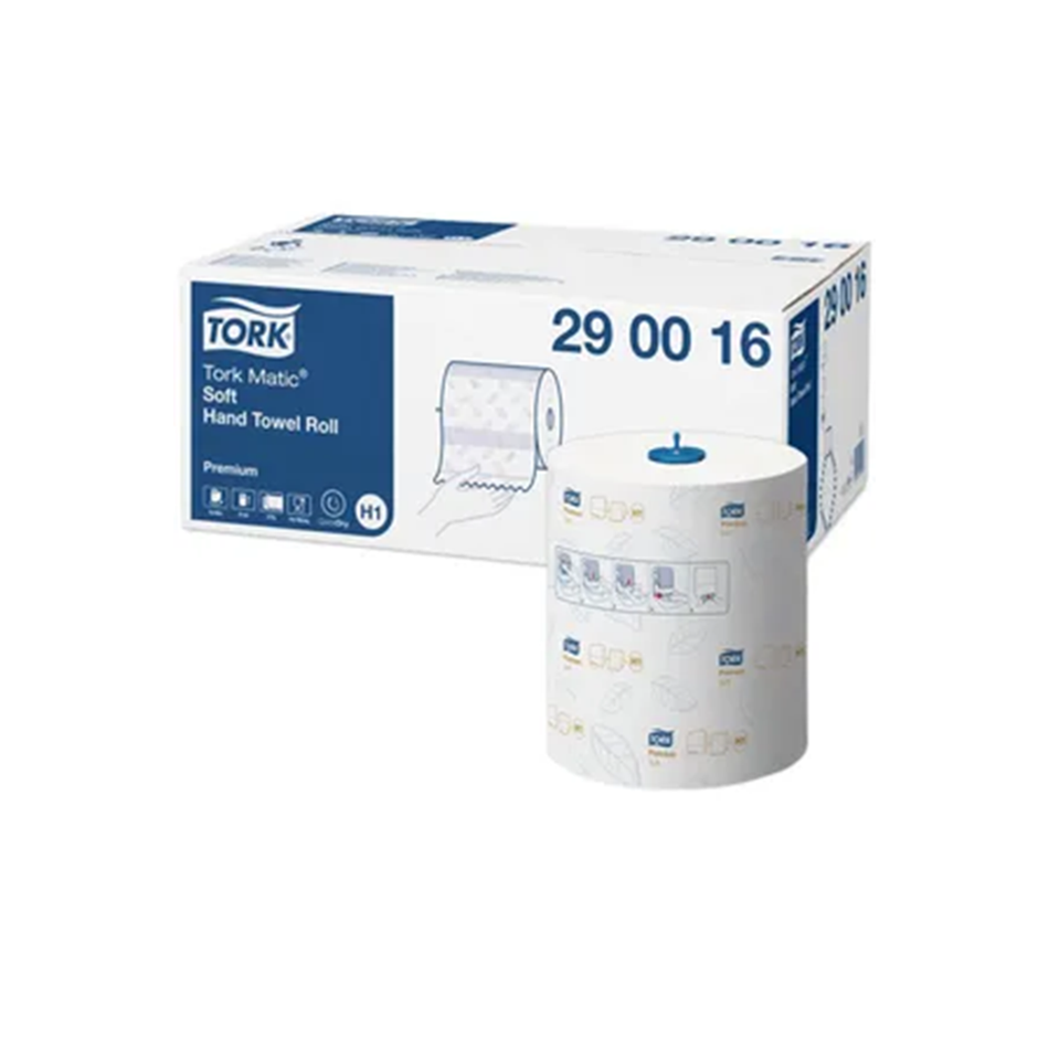 Handtuchrollen | 21 cm | 100m Länge | 2-lagig | hochweiß  | 6 Rollen | Tork