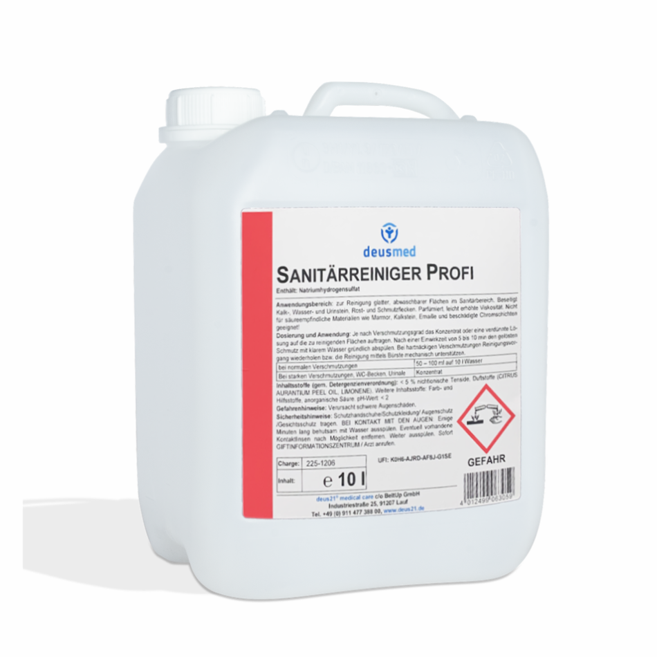 Deusmed Sanitärreiniger Profi 10 Liter