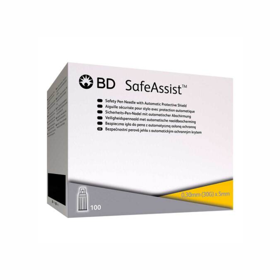 BD SafeAssist Sicherheits-Pen-Nadeln 0,30 x 5 mm (100 Stck.)