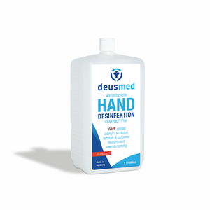 Deusmed Alcohol-Free Hand Disinfectant - 1000ml Euro Dispenser Bottle