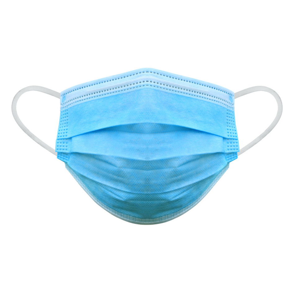 Mundschutz Typ IIR - OP-Mundschutz mit Gummiband I Blau 50 Stück/Box