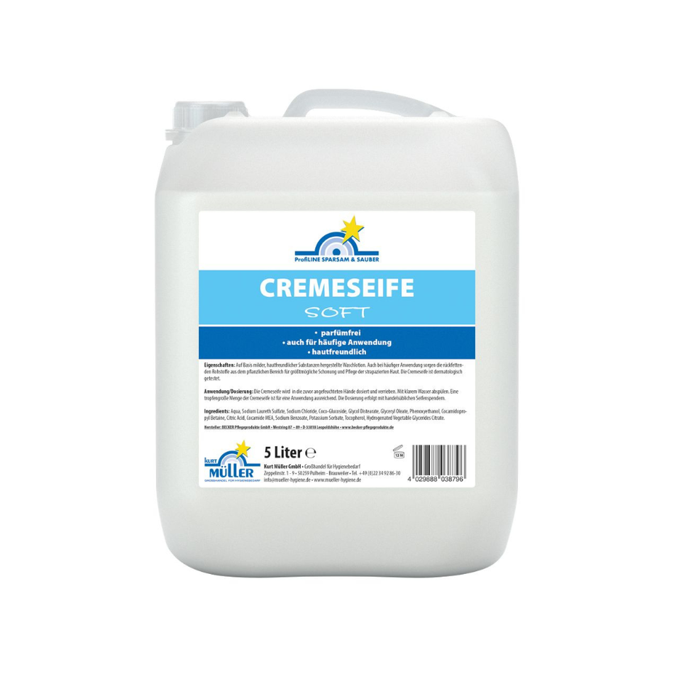 Cream soap Profiline white 10 liters
