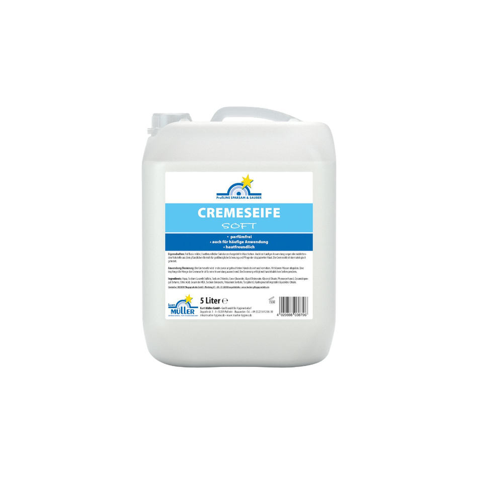 Cream soap Profiline white 5 liters