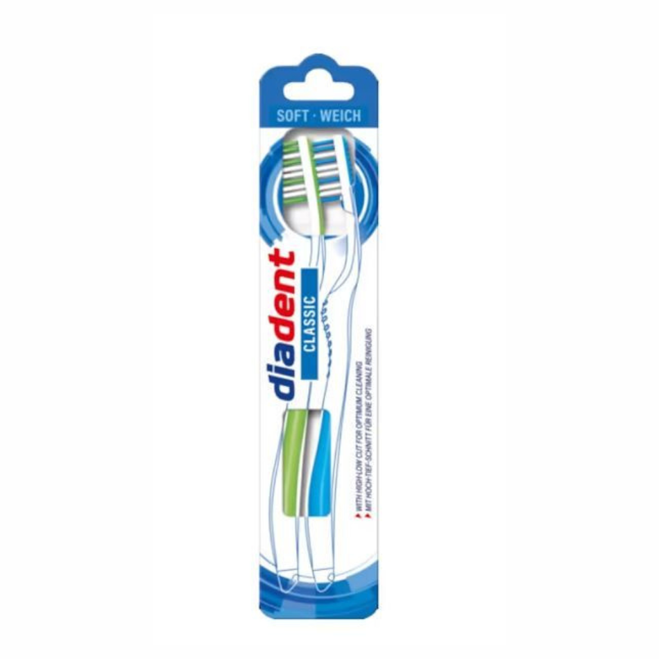 Zahnbürste Diadent Classic weich 2er Packung Packung = 2 Stück