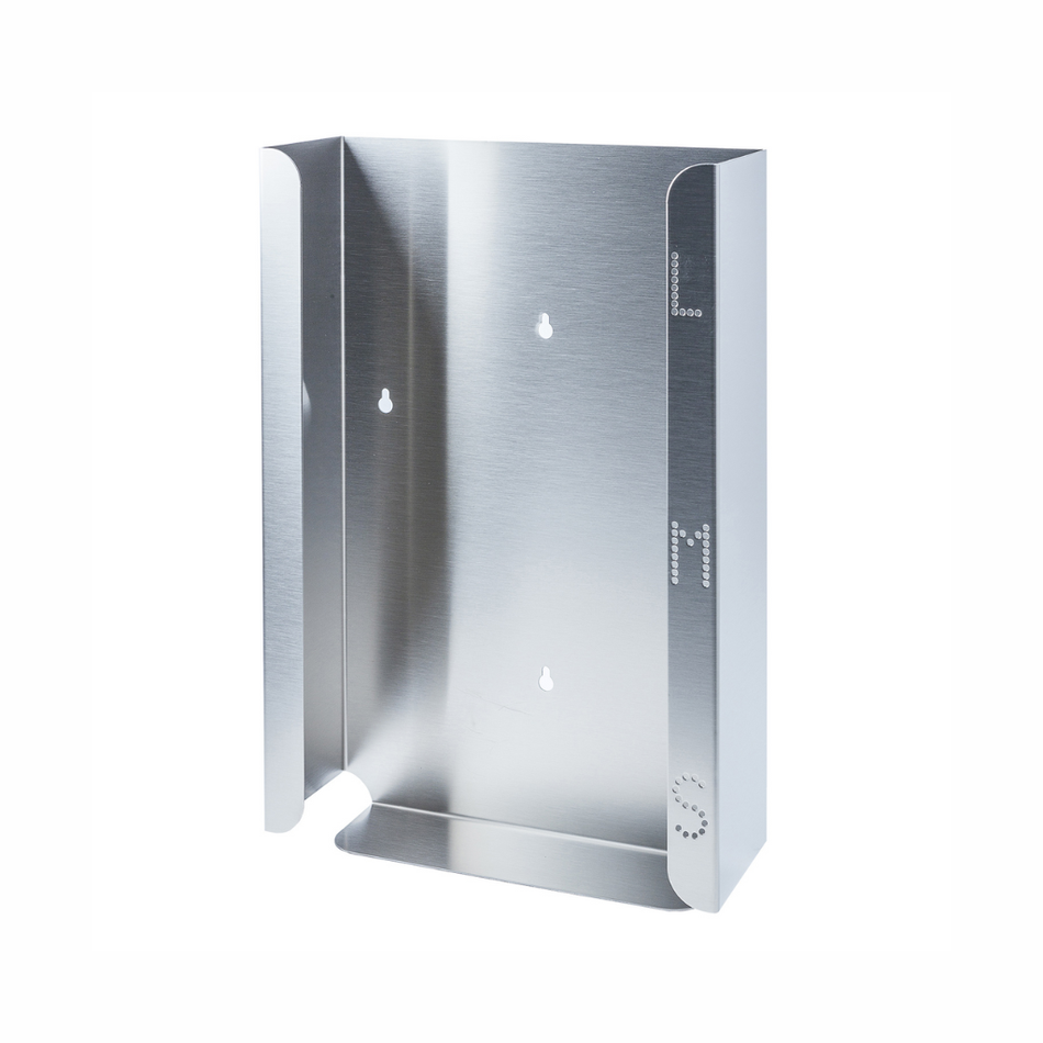 Handschuhspender zur 3-fach Befüllung EDELSTAHL