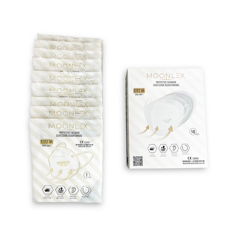 Moonlex FFP2 Masken weiß 10 St.