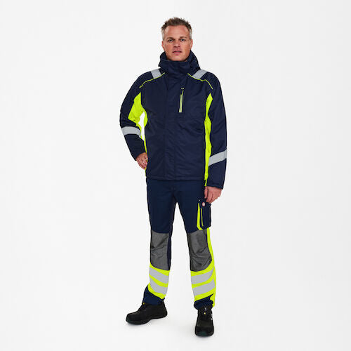 Cargo Winterjacke Blue Ink/Gelb