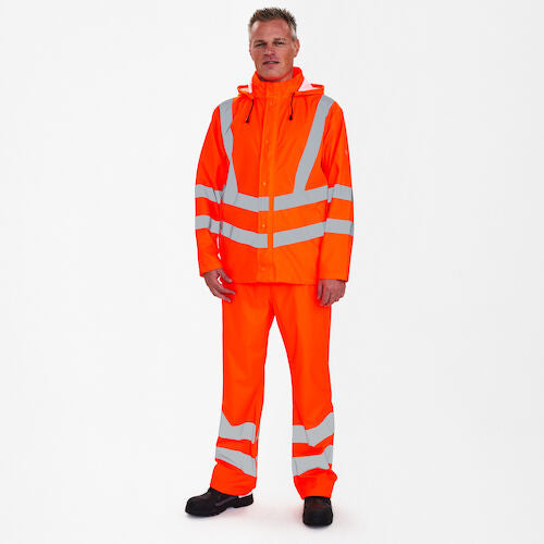 Safety Regenjacke Orange