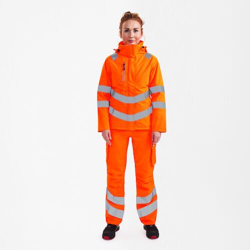 Safety Damen Winterjacke Orange
