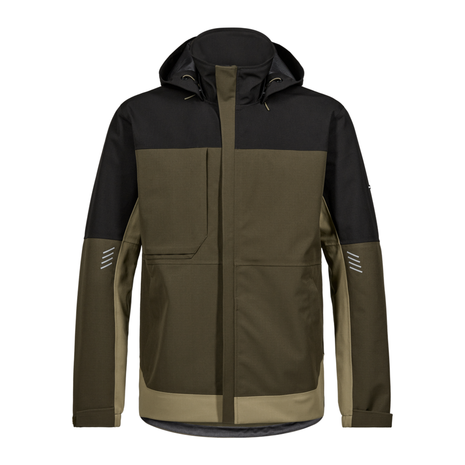 Entire Shelljacke Forest Green/Schwarz