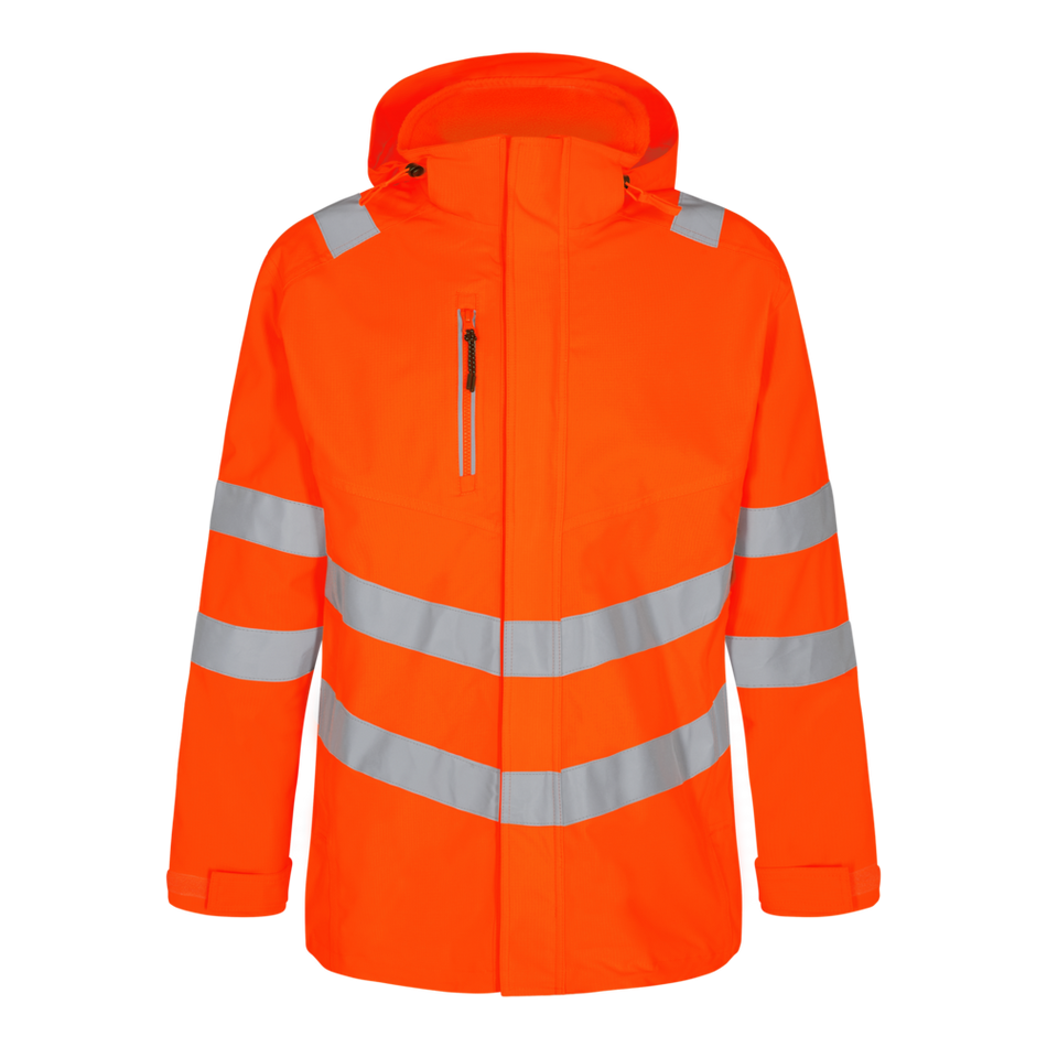 Safety Parka Shell Jacke Orange