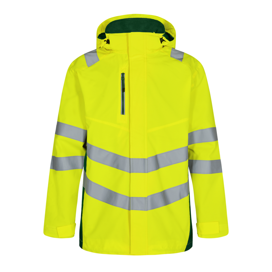 Safety Parka Shell Jacke Gelb/Grün