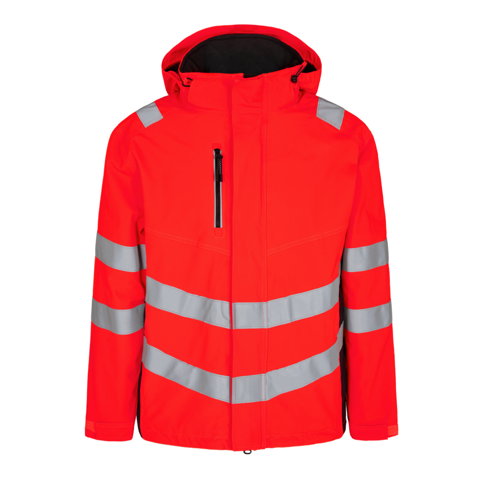 Safety Shell Jacke Rot/Schwarz