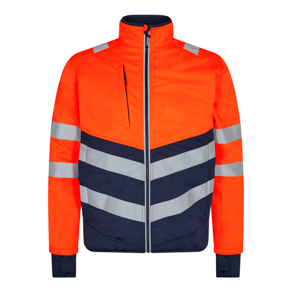 Safety Softshelljacke Orange/Blue ink