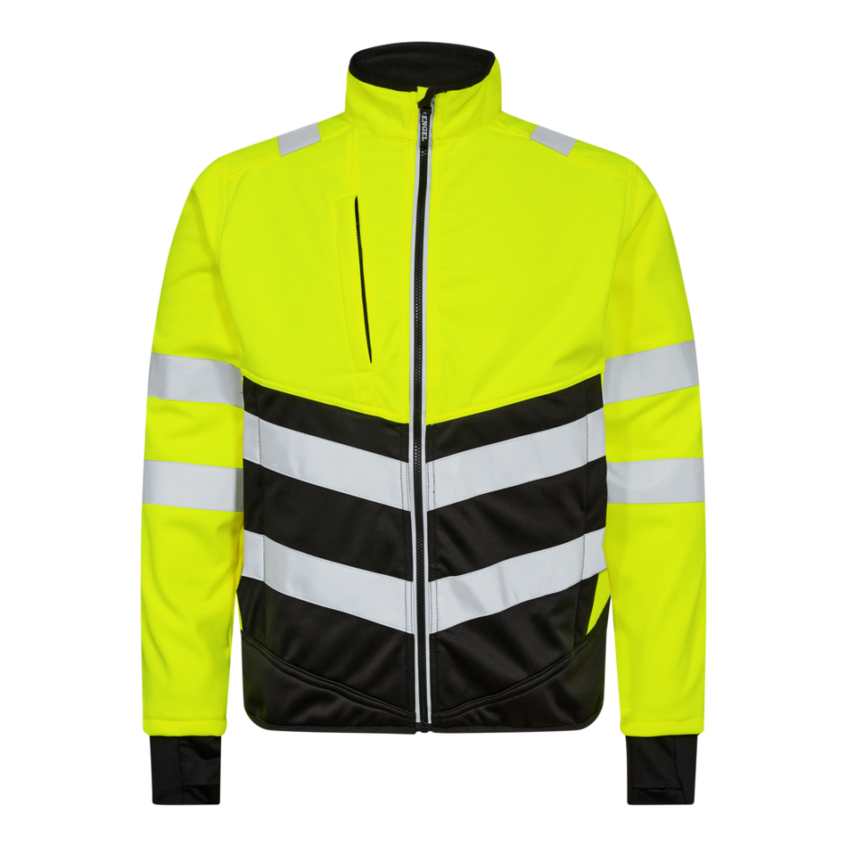 Safety Softshelljacke Gelb/Schwarz