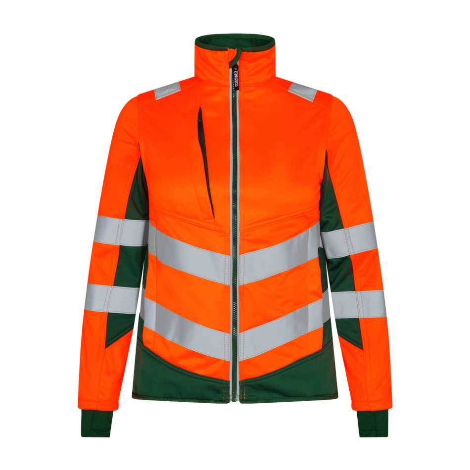 Safety Softshelljacke Damen Orange/Grün