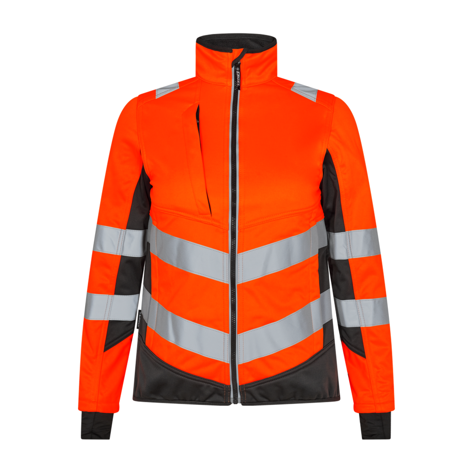 Safety Softshelljacke Damen Orange/Anthrazit Grau