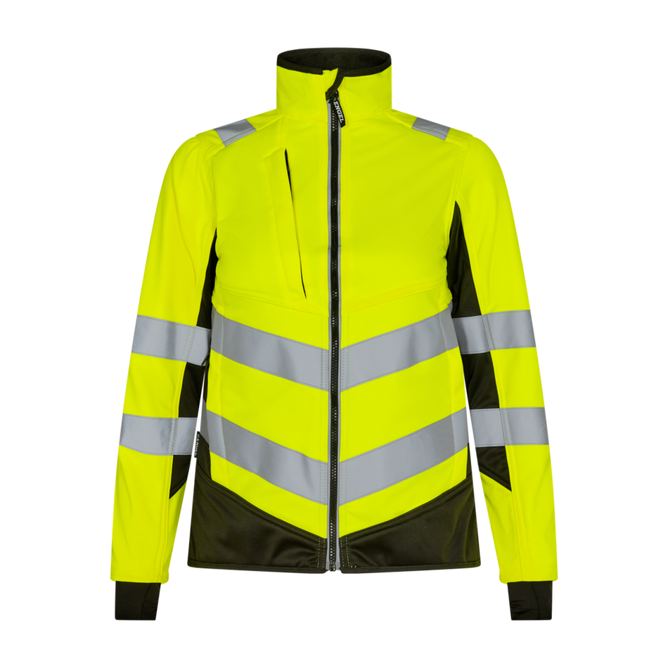 Safety Softshelljacke Damen Gelb/Schwarz
