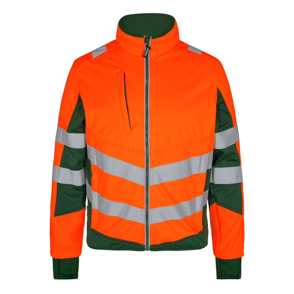 Safety Softshell-Jacke Orange/Grün