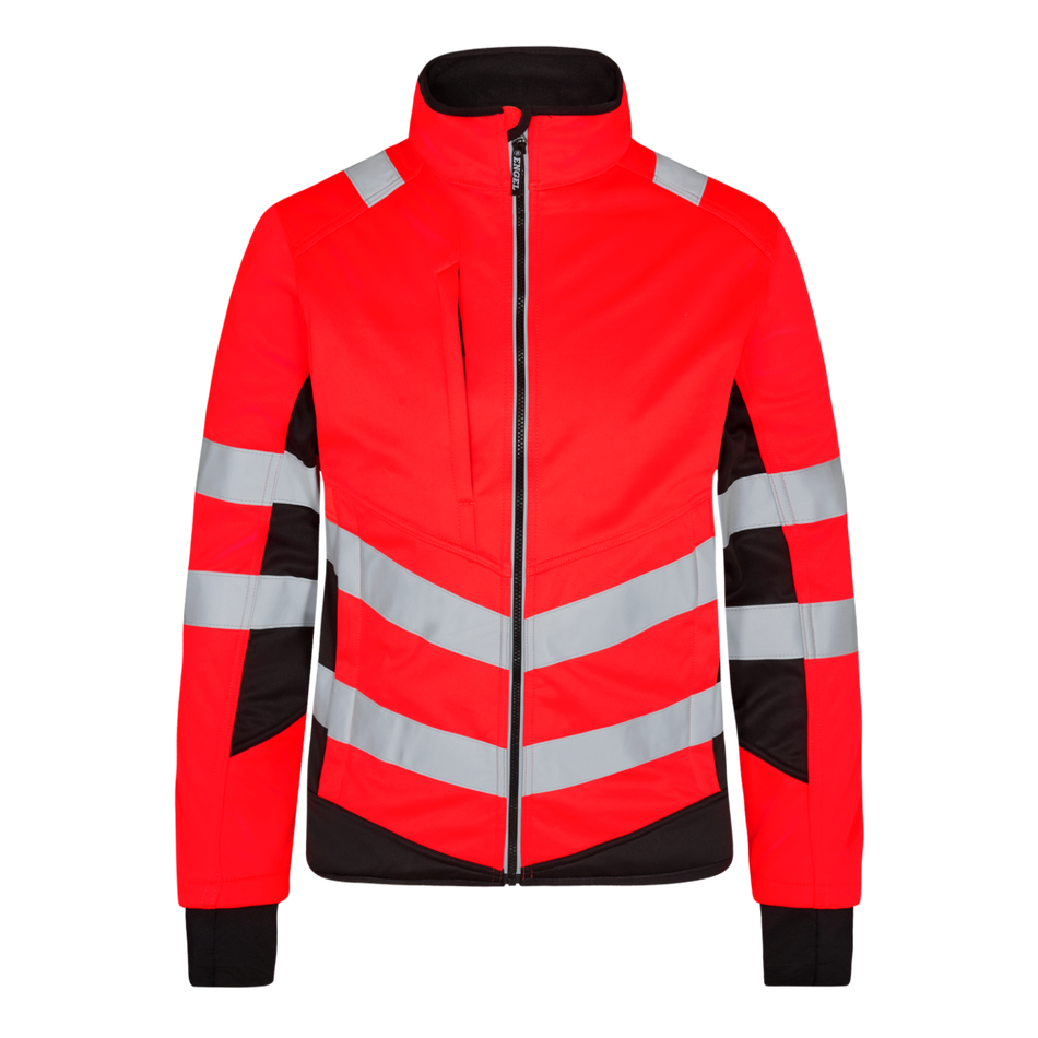 Safety Softshell-Jacke Rot/Schwarz