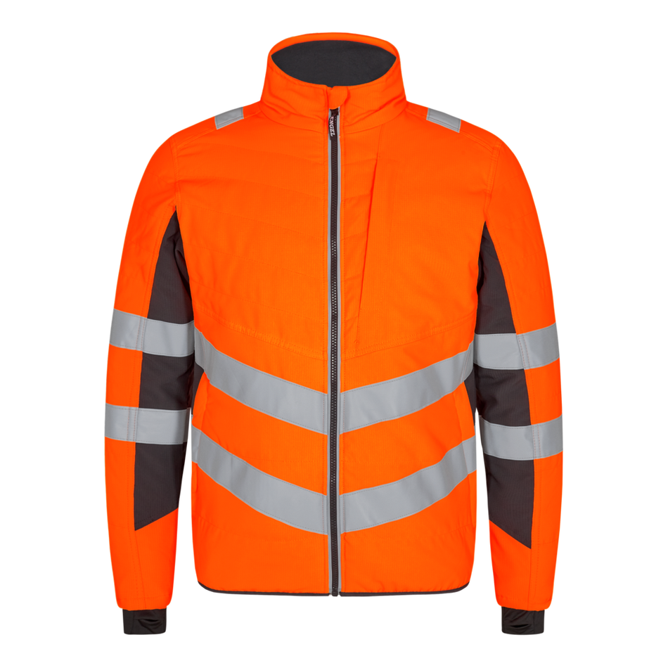 Safety Steppjacke Orange/Anthrazit Grau