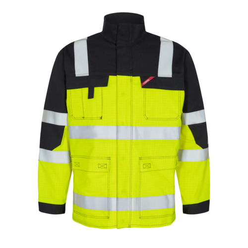 Safety+ Jacke EN 20471 Gelb/Schwarz