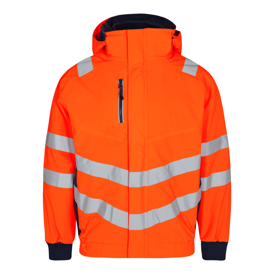 Safety Pilotjacke Orange/Blue ink