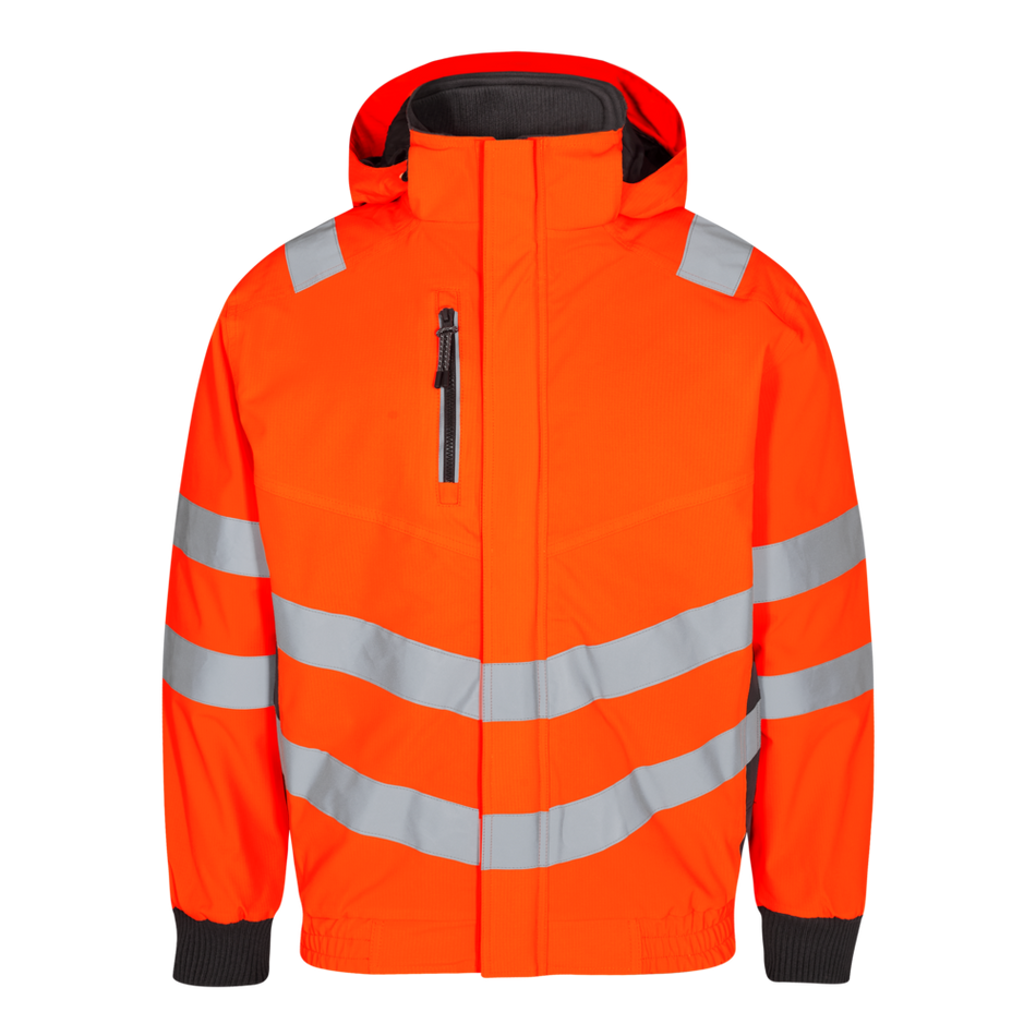 Safety Pilotjacke Orange/Anthrazit Grau