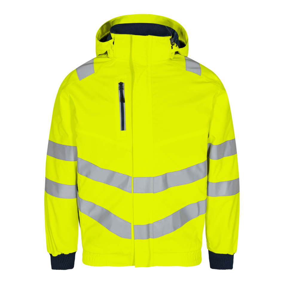 Safety Pilotjacke Gelb/Blue Ink