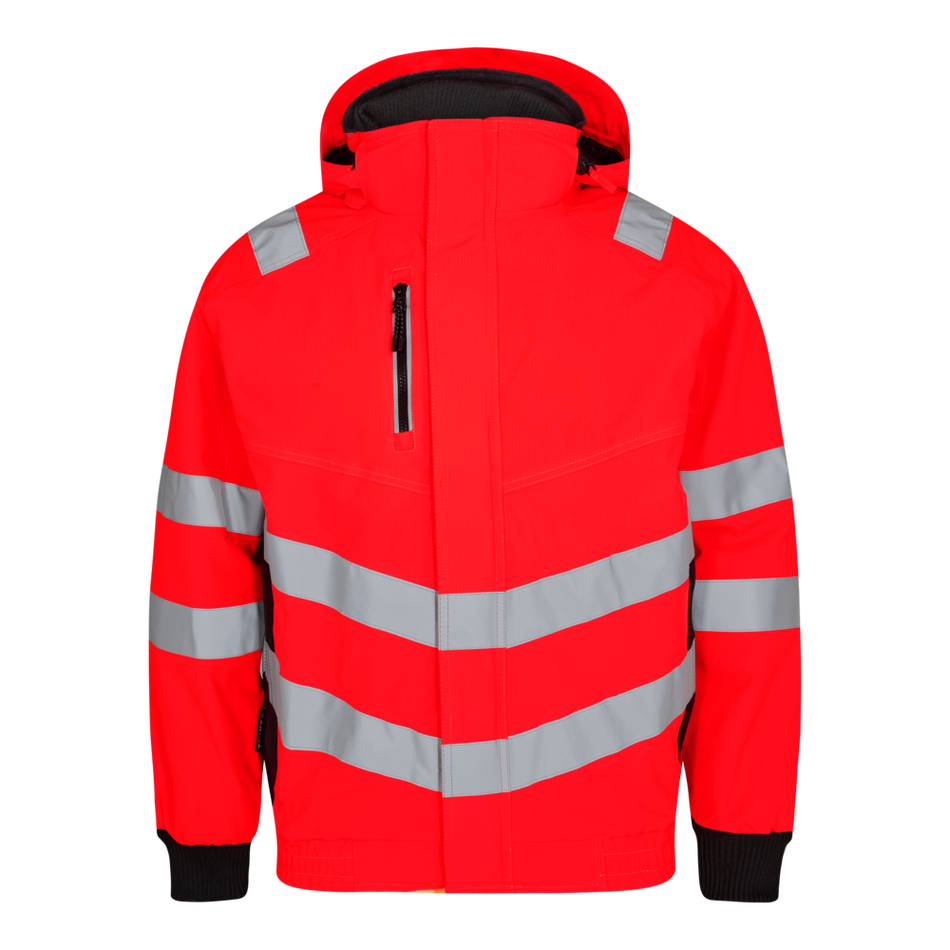 Safety Pilotjacke Rot/Schwarz