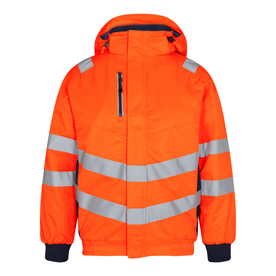 Safety Pilotjacke 1247-935 Orange/Blue ink