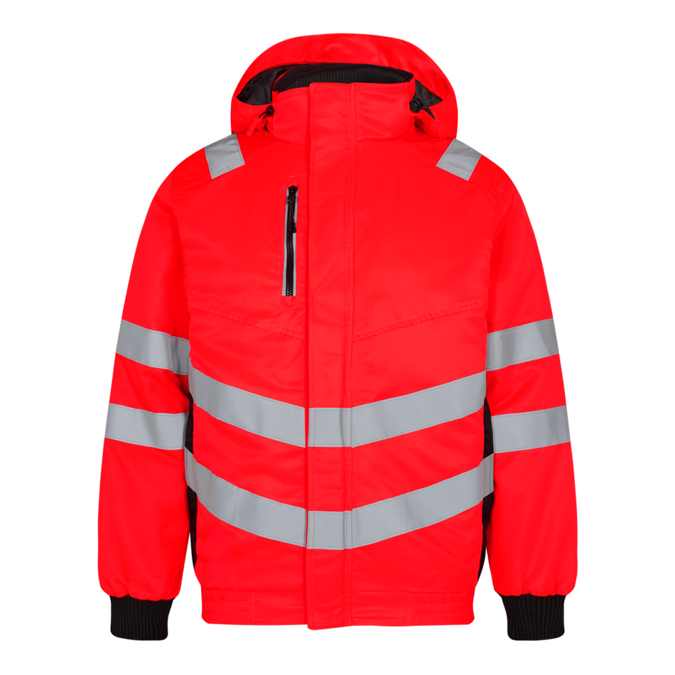 Safety Pilotjacke 1247-935 Rot/Schwarz