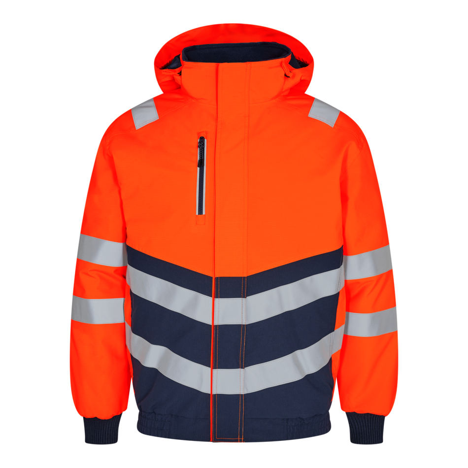 Safety Pilotjacke 1248-930 Orange/Blue ink