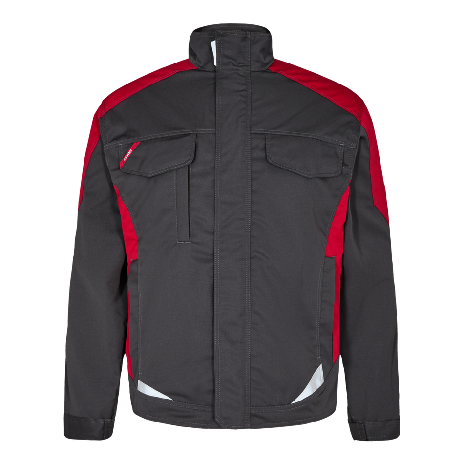 Galaxy Light Jacke Anthrazit Grau/Tomato Red
