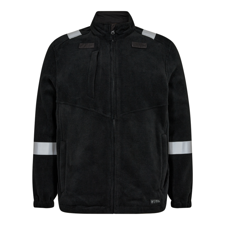 Safety+ Fleecejacke Schwarz