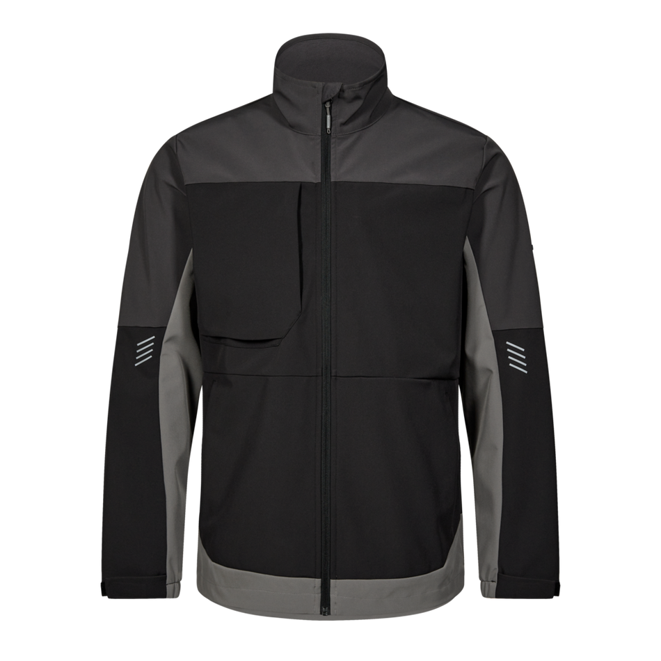 Entire Softshelljacke Schwarz/Anthrazit Grau