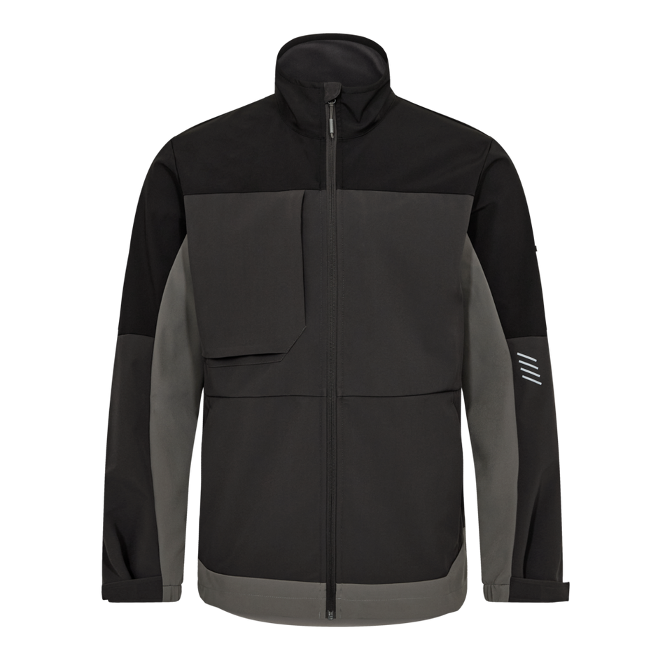 Entire Softshelljacke Anthrazitgrau/Schwarz