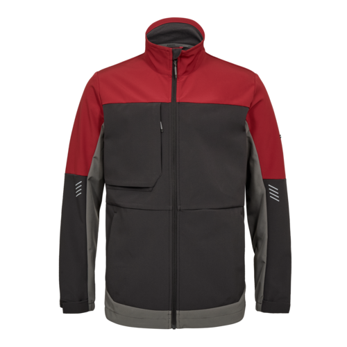 Entire Softshelljacke Anthracite grey/Flame
