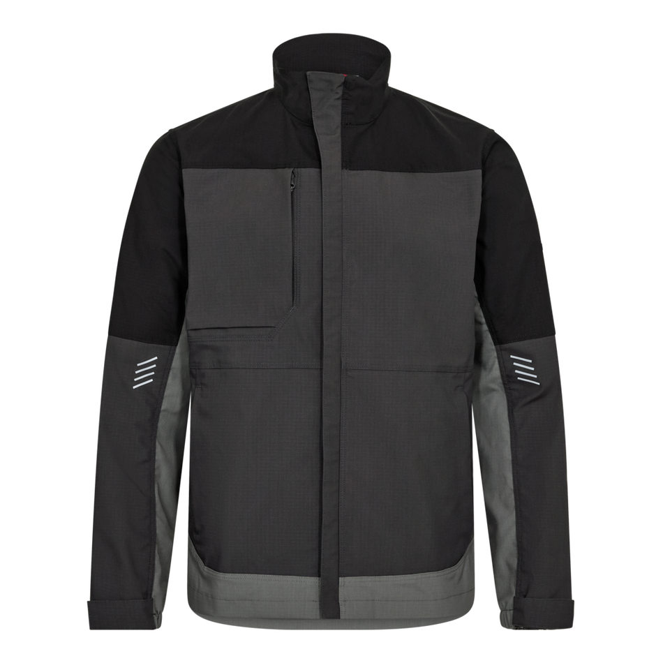 Entire Arbeitsjacke Anthrazitgrau/Schwarz