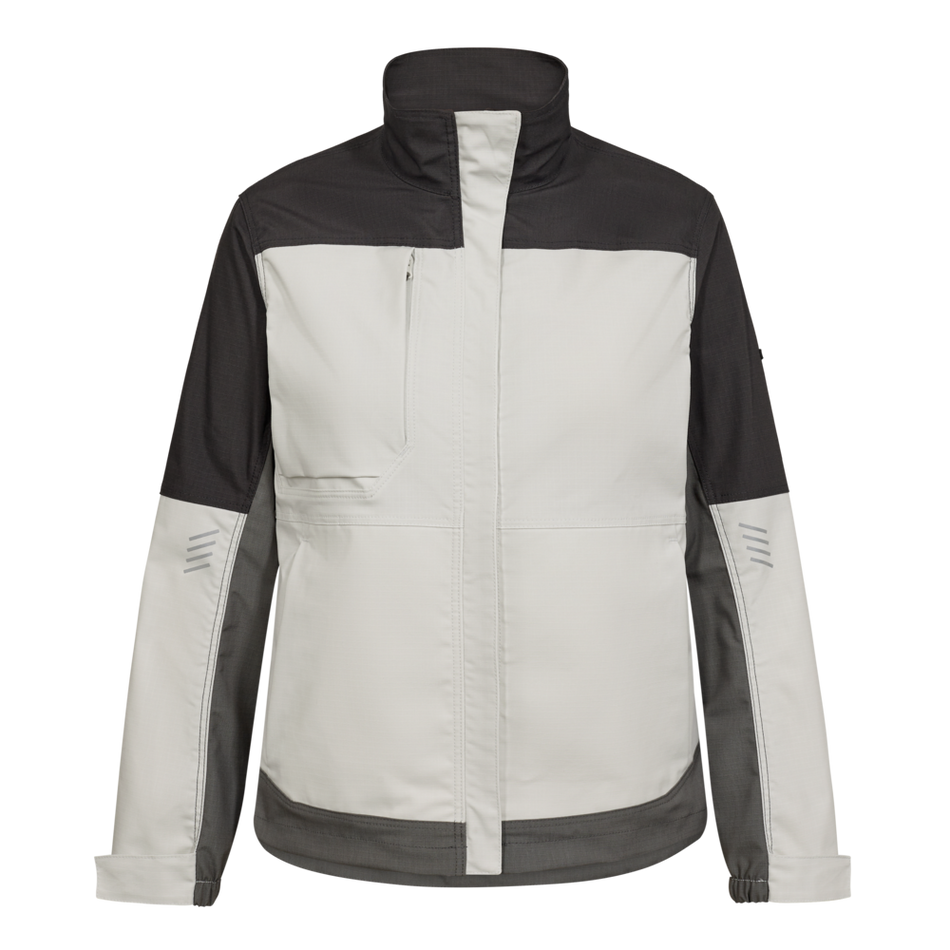 Entire Damen Arbeitsjacke Bone White/Anthracite grey