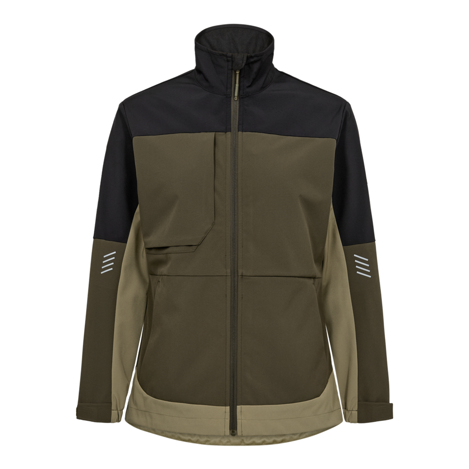 Entire Damen Softshelljacke Forest Green/Schwarz