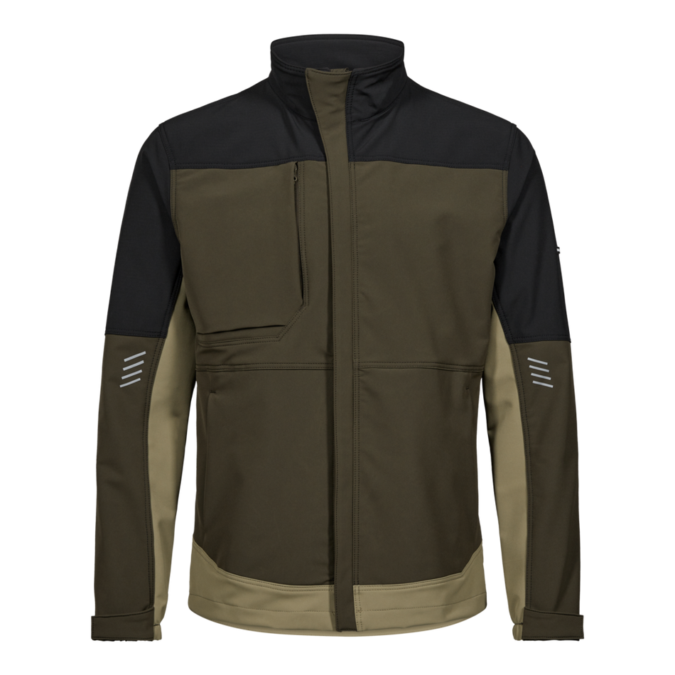 Arbeitsjacke mit Stretch Forest Green/Schwarz