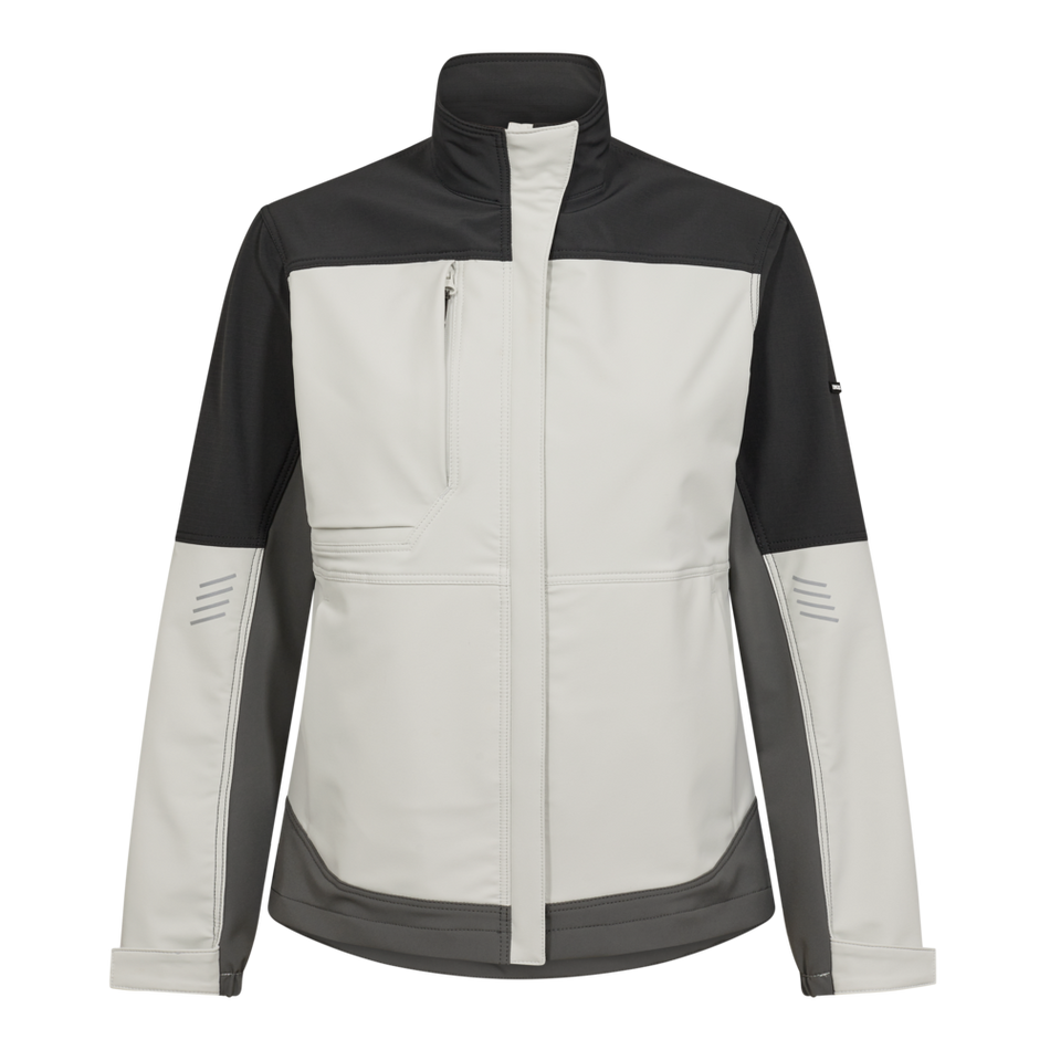 Entire Damen Arbeitsjacke mit Stretch Bone White/Anthracite grey