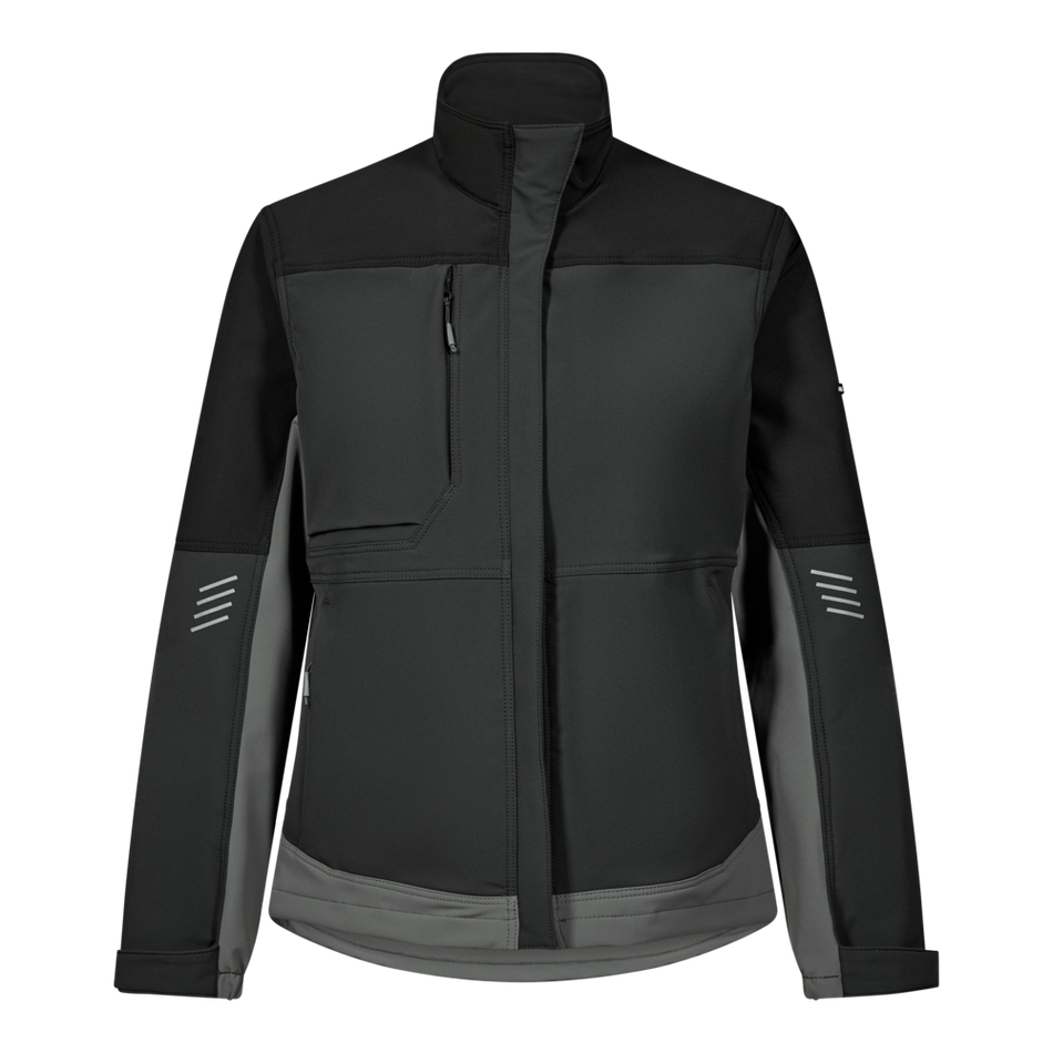 Entire Damen Arbeitsjacke mit Stretch Anthrazitgrau/Schwarz