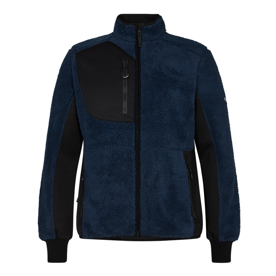 X-treme Fazerpelzjacke Blue Ink/Schwarz