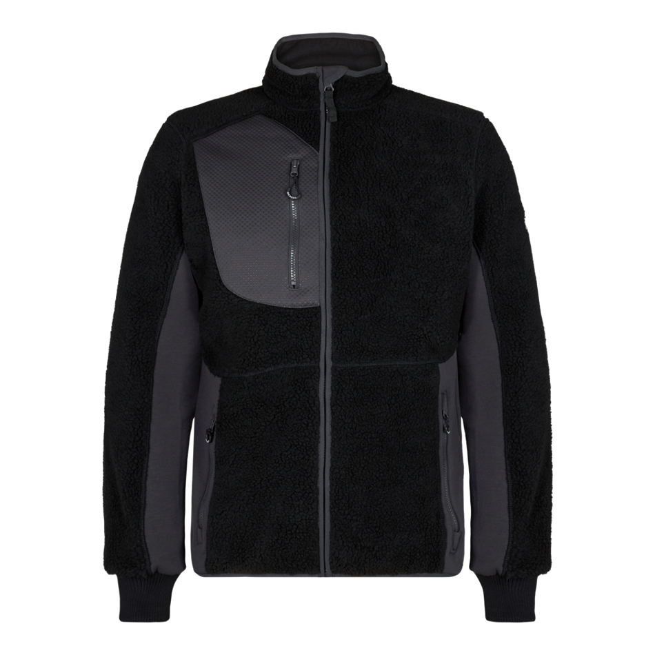 X-treme Fazerpelzjacke Schwarz/Anthrazit Grau