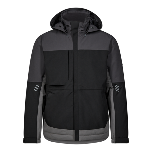 Entire Winterjacke Schwarz/Anthrazit Grau