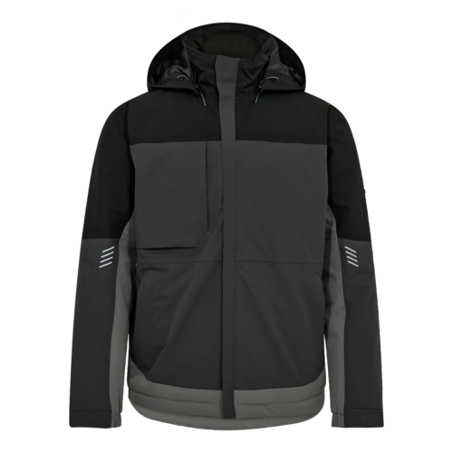 Entire Winterjacke Anthrazitgrau/Schwarz