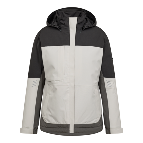 Entire Damen Winterjacke Bone White/Anthracite grey