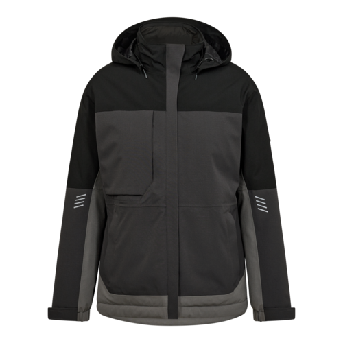 Entire Damen Winterjacke	Anthrazitgrau/Schwarz